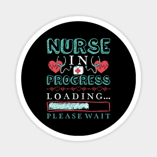 Nurse In Progress Nurse Gift Funny Nursing School Magnet